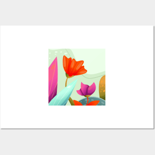 Beautiful Flower Art Posters and Art